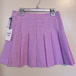 Aritzia Sunday Best olive skirt